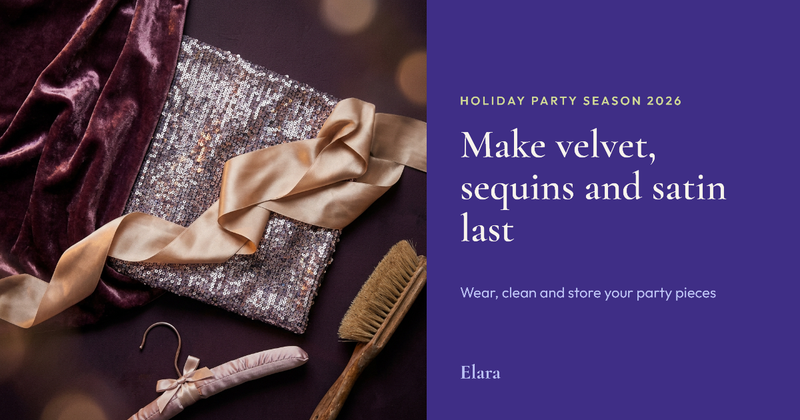 Holiday Party Clothes Care 2026: How to Wear, Clean and Store Velvet, Sequins and Satin So They Last