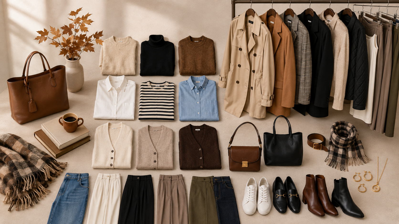 Fall Capsule Wardrobe: 30-Piece Checklist for 80+ Outfits