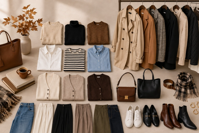Fall Capsule Wardrobe: 30-Piece Checklist for 80+ Outfits