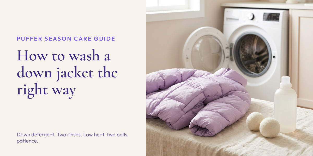 How to Wash a Down Jacket Without Ruining It: A Step-by-Step Guide for Puffer Season