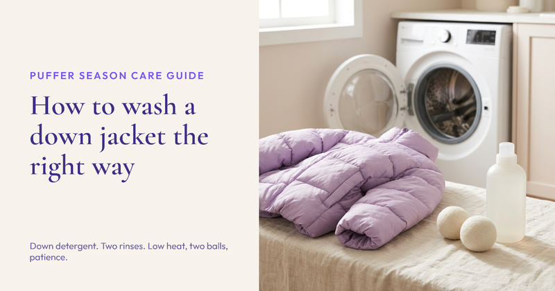 How to Wash a Down Jacket Without Ruining It: A Step-by-Step Guide for Puffer Season