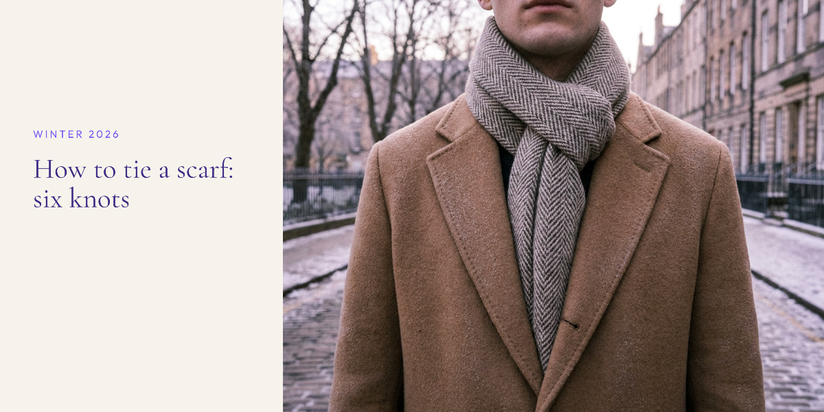 How to Tie a Scarf for Winter 2026: 6 Knots Step by Step, the Warmest Ones and Which Coat Each Suits