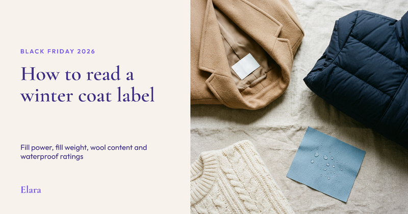 Winter Coat Buying Guide for Black Friday 2026: How to Read Fill Power, Fill Weight, Wool Content and Waterproof Ratings