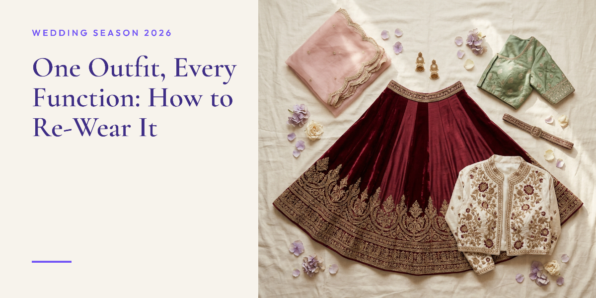 Wedding Season 2026: How to Re-Wear One Lehenga, Saree or Sherwani at Every Function