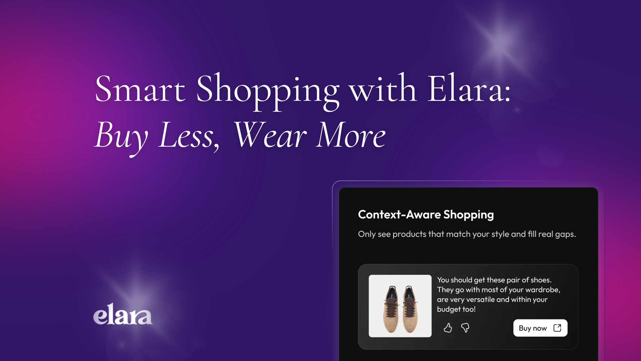 Smart Shopping with Elara: Buy Less, Wear More