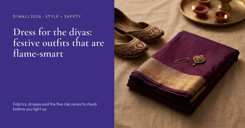 Diwali 2026 Outfit Safety: What to Wear Around Diyas and Firecrackers