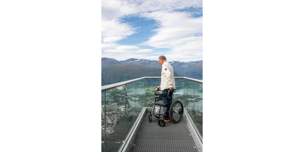 Ta deg en hvil når du trenger det, med Active Sitwalk 1-2-3 kan du gå så langt du klarer