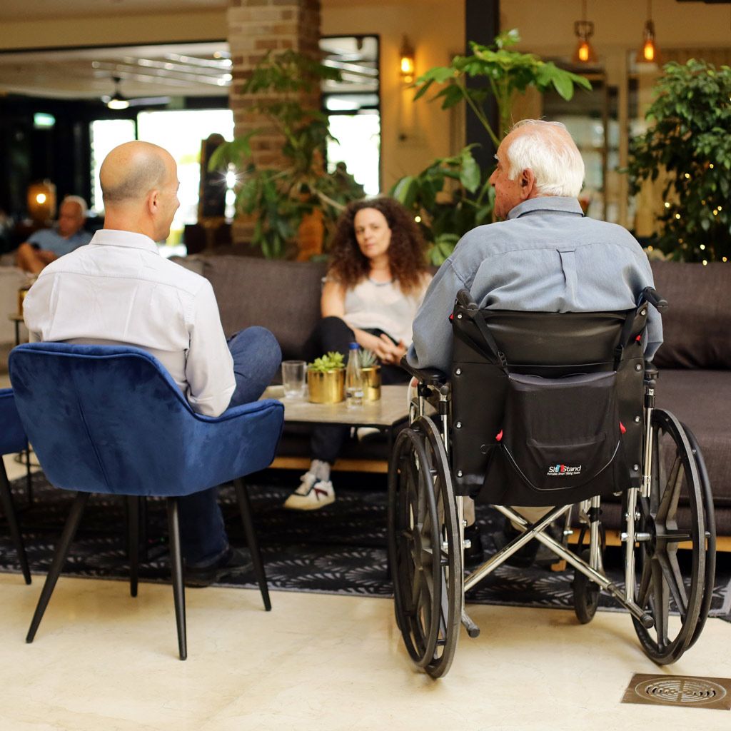 Active Up W bak på rullestol