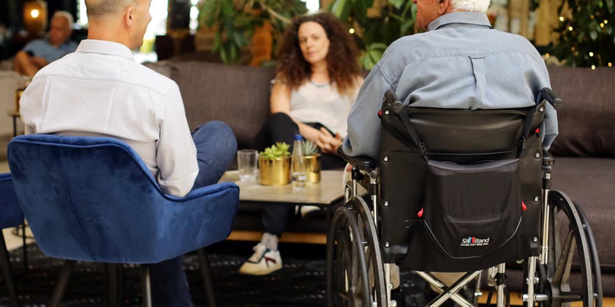 Active Up W bak på rullestol