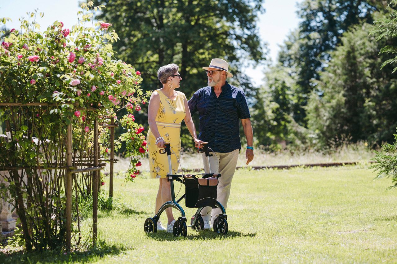 Active Allé - lett rullator i karbon