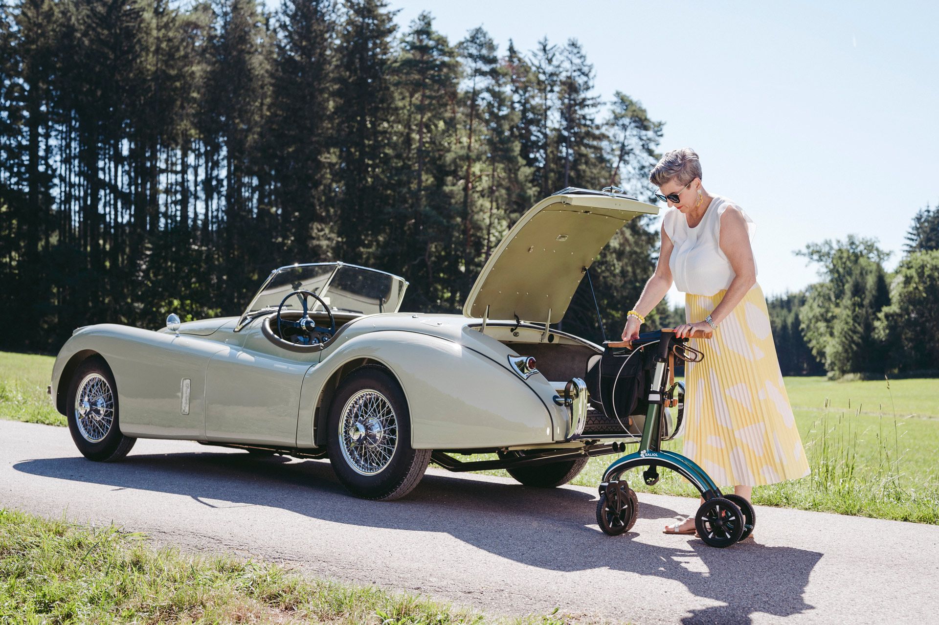 Active Allé - lett rullator i karbon