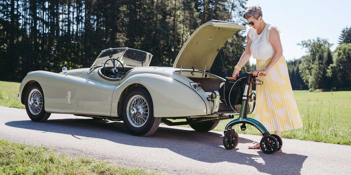 Active Allé - lett rullator i karbon