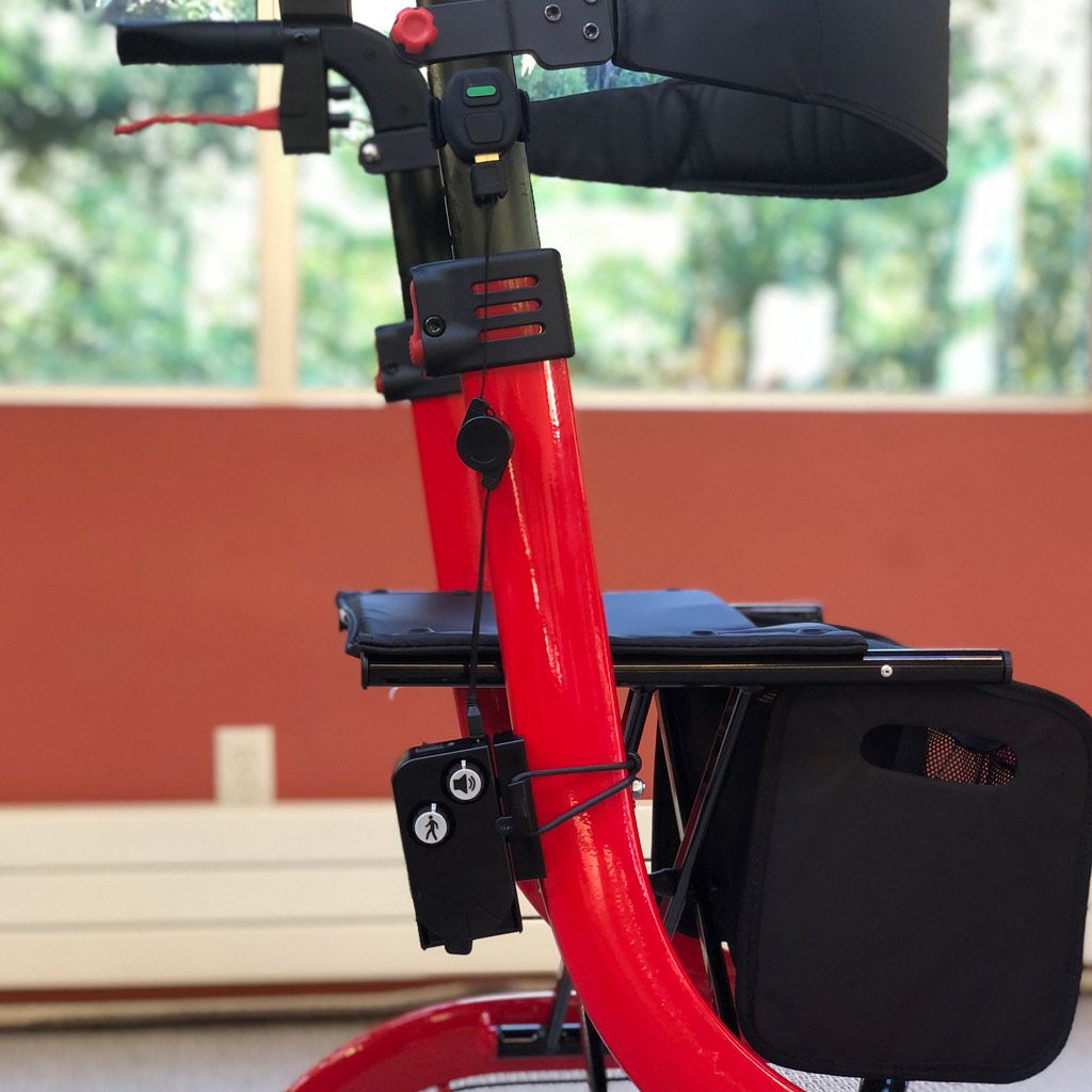 Parkinson GO! Monteres enkelt på krykker, stokk eller rullator