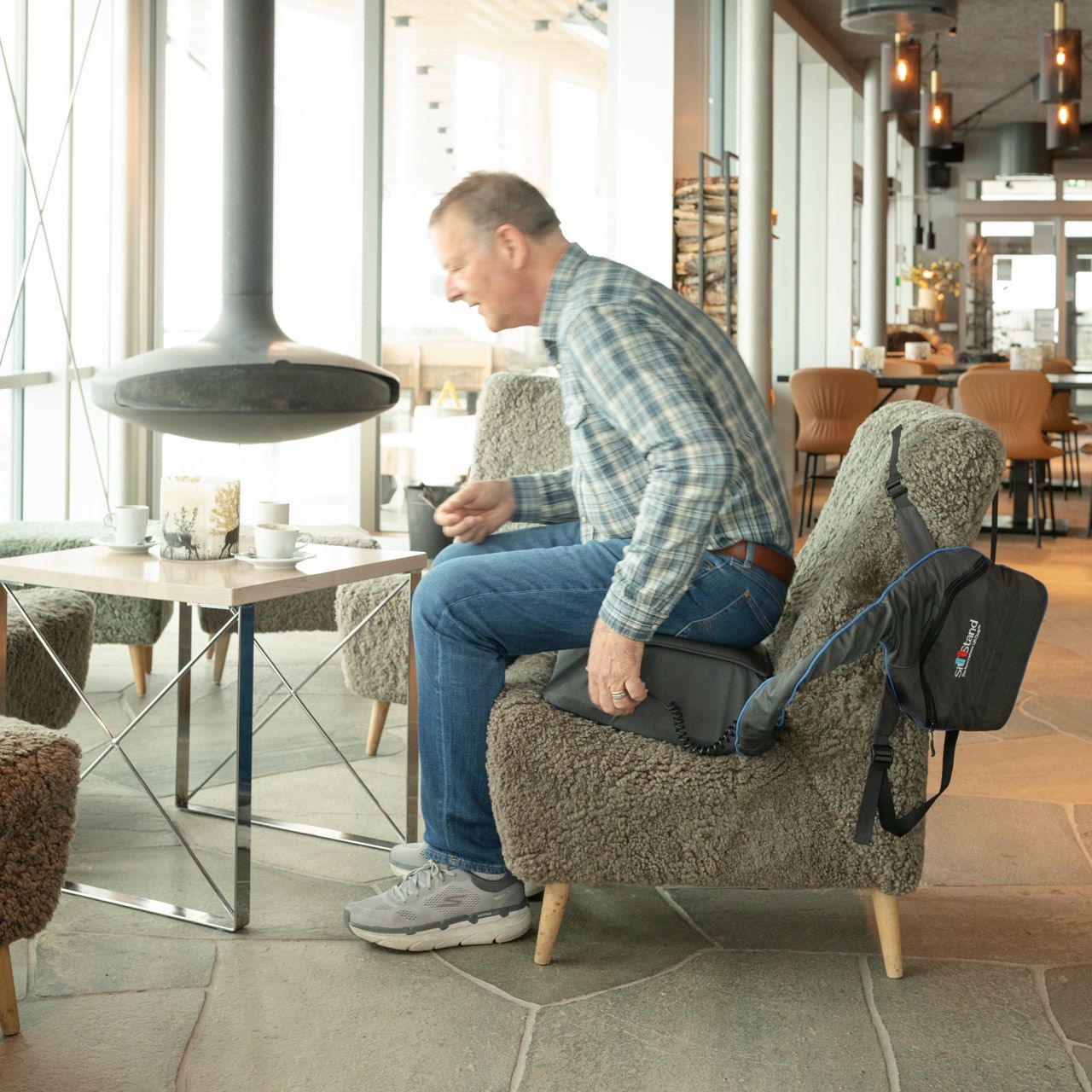 Active Up Easy Go brukt på kafé