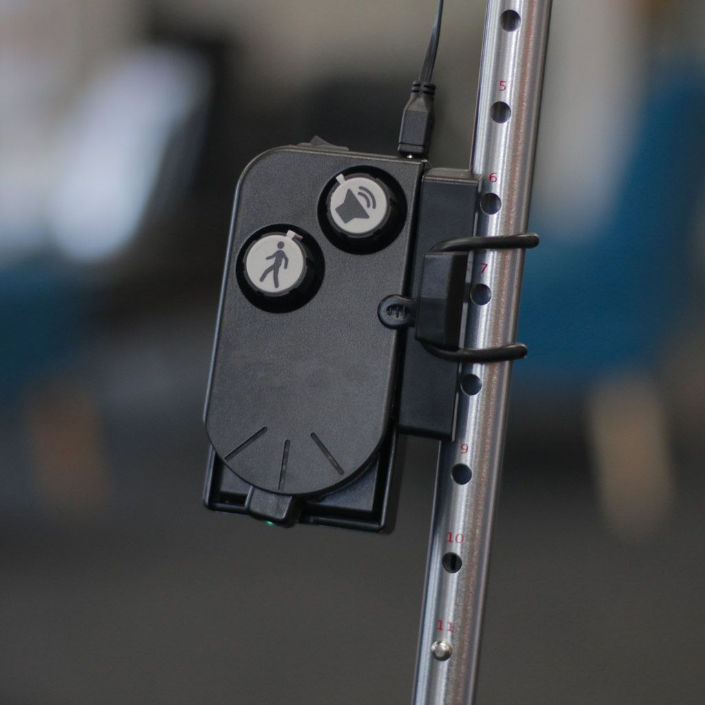 Parkinson GO! Monteres enkelt på krykker, stokk eller rullator