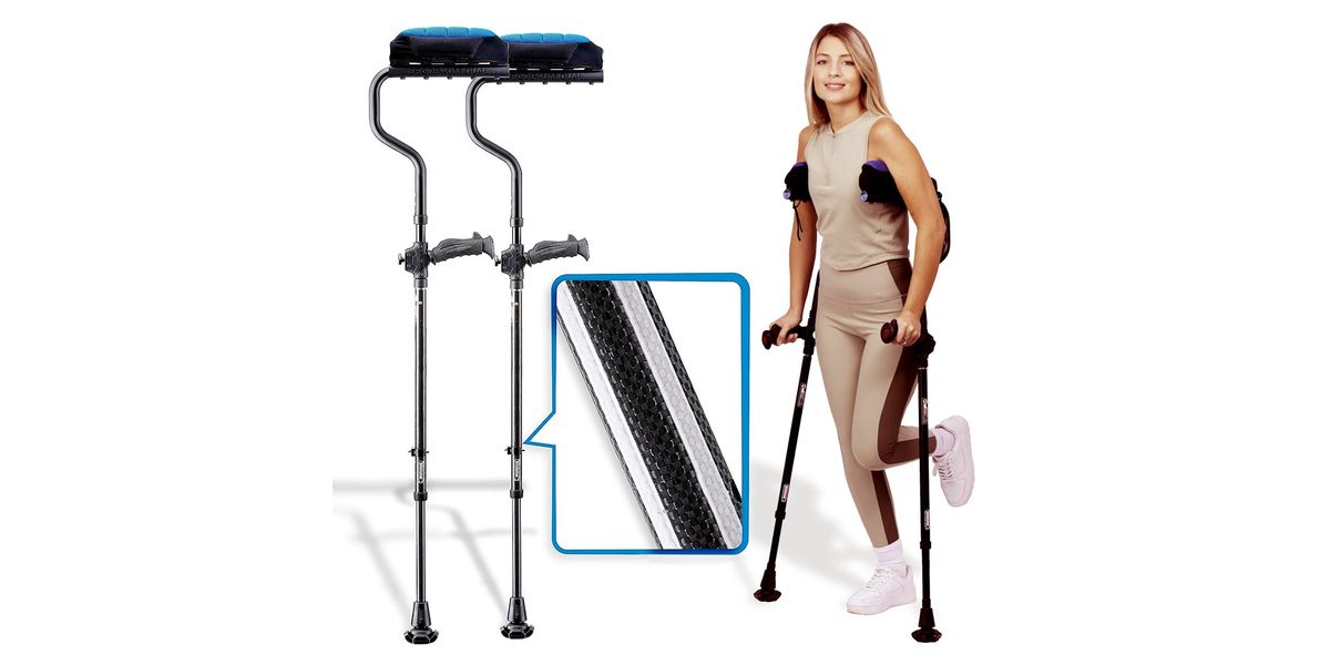 Active Ergobaum Dual har demping i krykkebenet