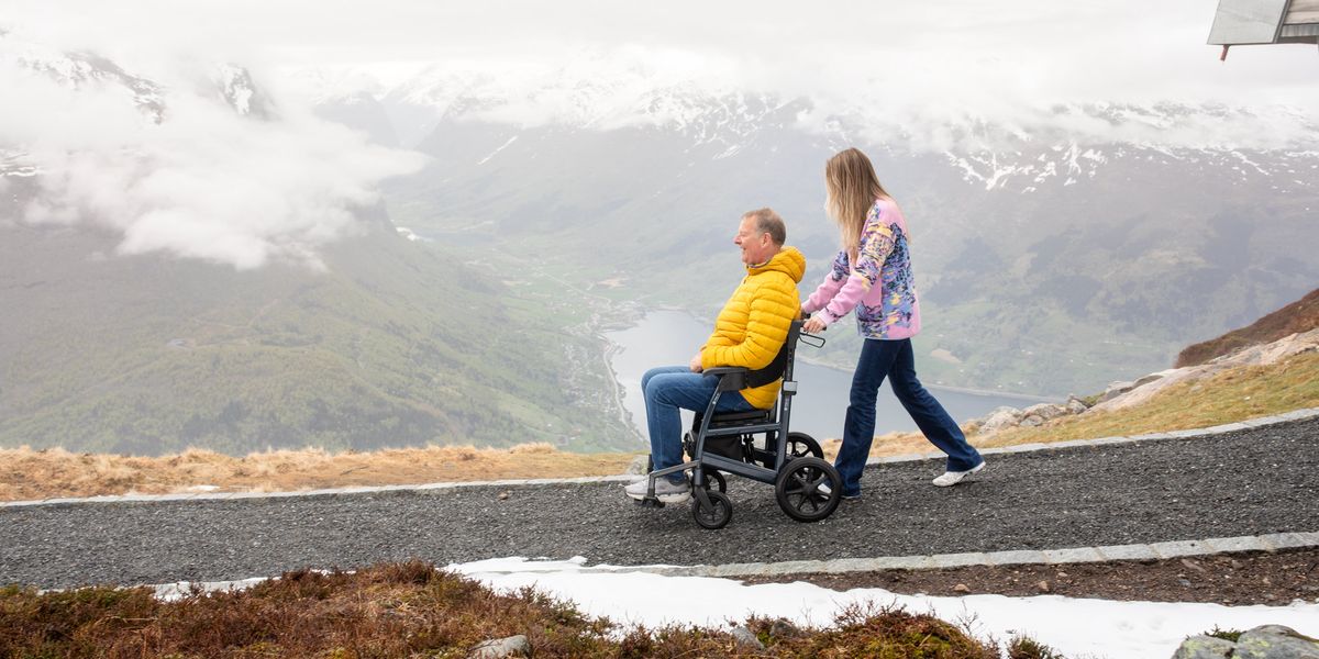 Active Prestige 2 i 1 Rullestolrullator - kombinert rullator & rullestol