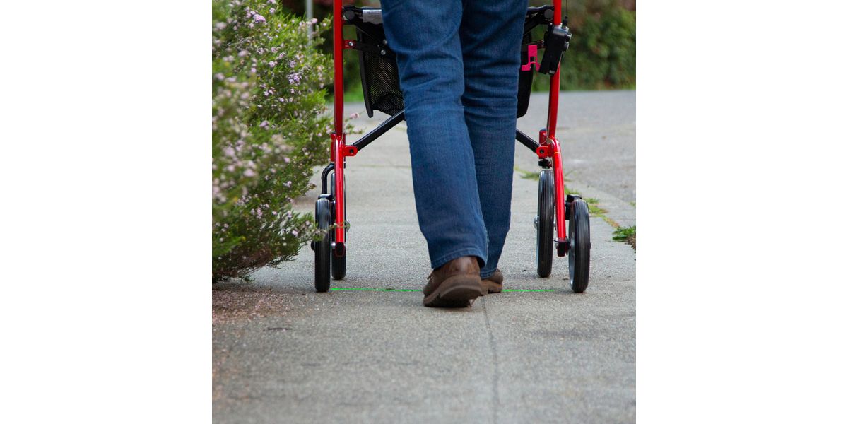 Parkinson GO! Monteres enkelt på krykker, stokk eller rullator