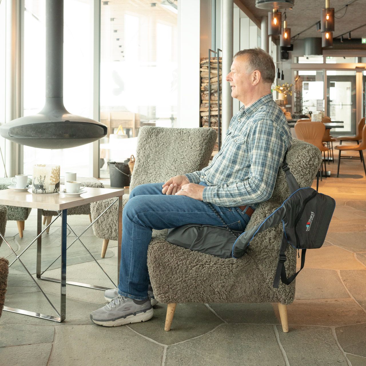 Active Up Easy Go brukt på kafé