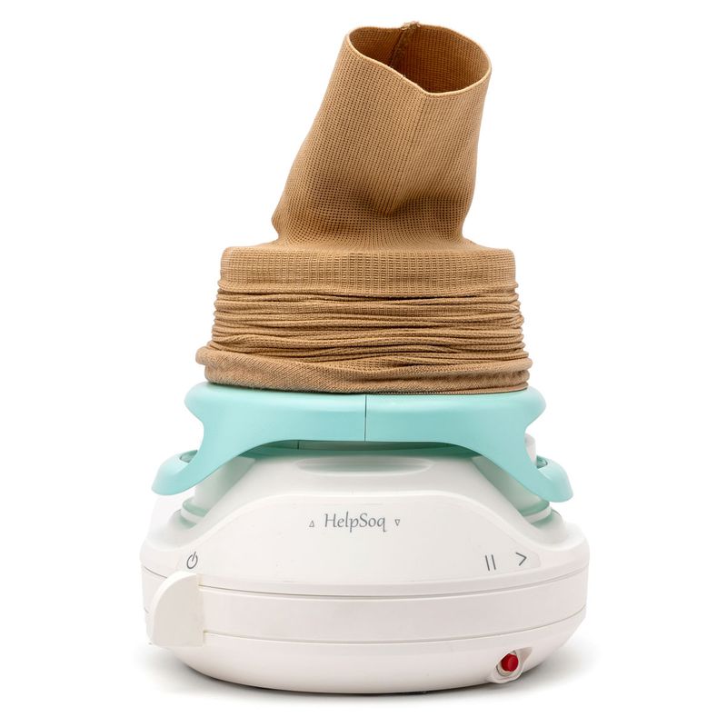 Active HelpSoq - Elektrisk strømpepåtrekker som trer kompresjonsstrømpen for deg