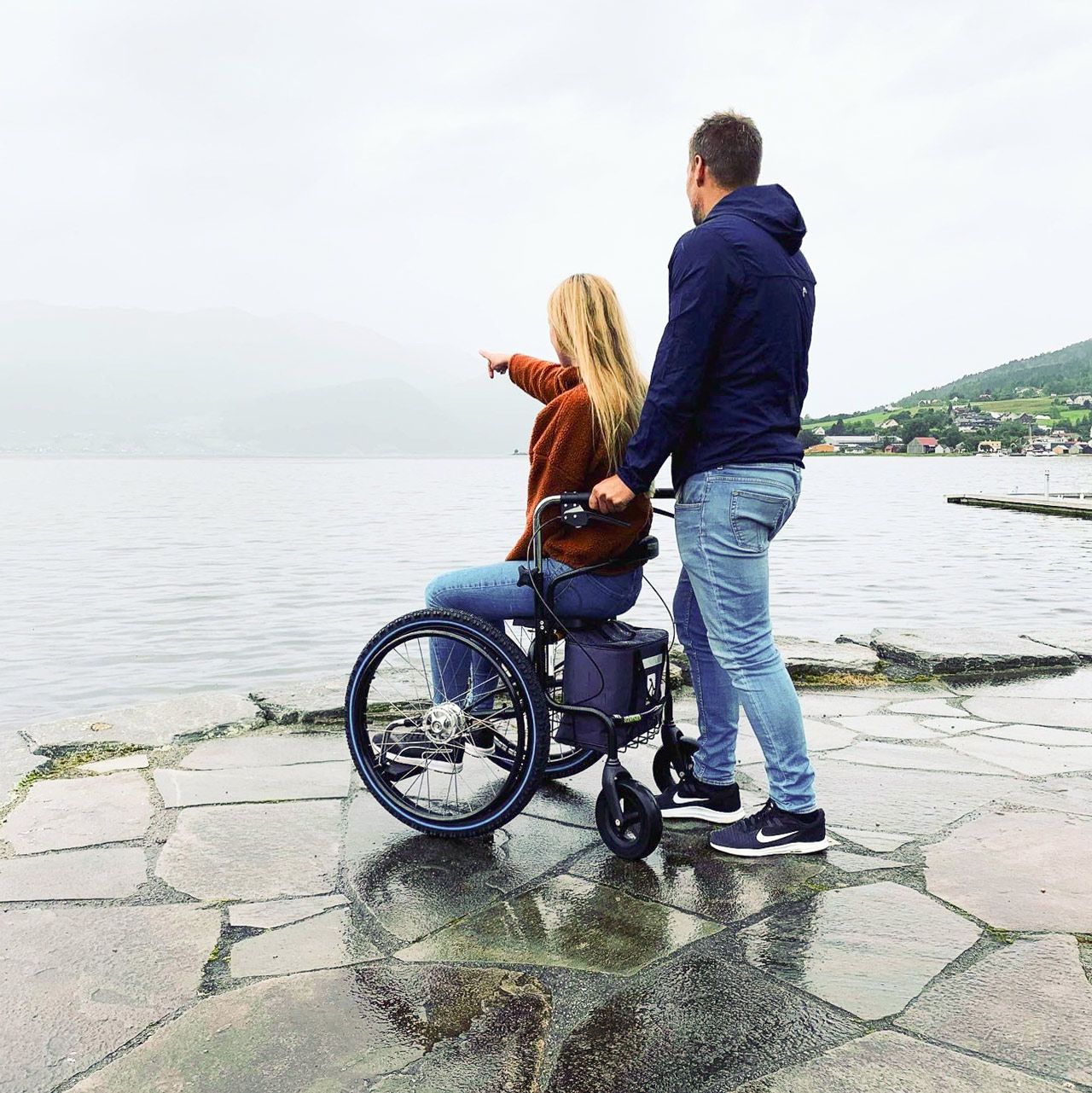 Active Sitwalk 1-2-3 Utendørs terrengrullator - bli trillet