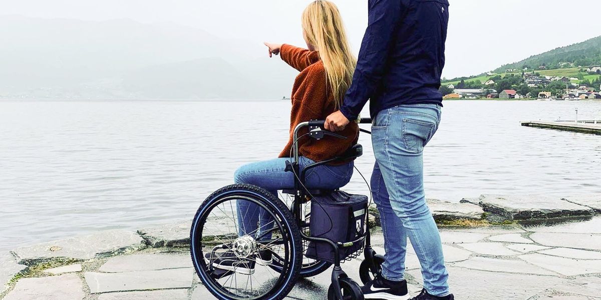 Active Sitwalk 1-2-3 Utendørs terrengrullator - bli trillet