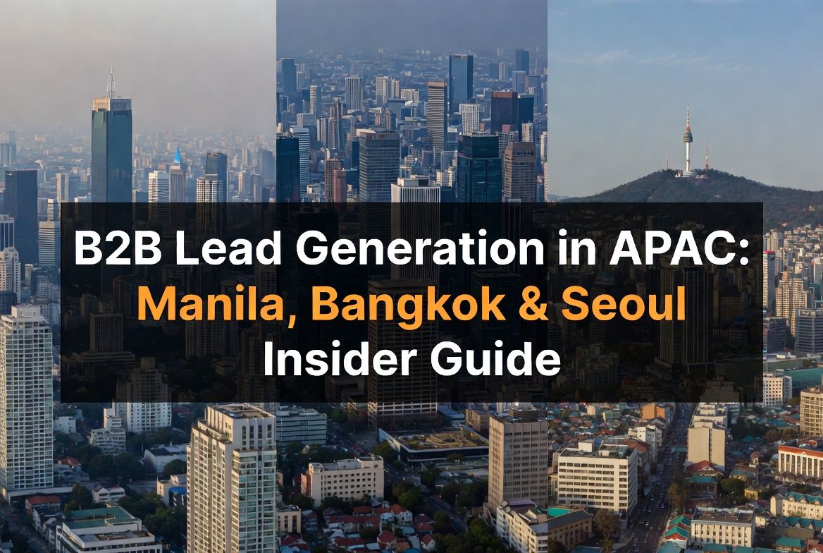B2B Lead Generation in APAC: Manila, Bangkok & Seoul Insider Guide (Part 3)