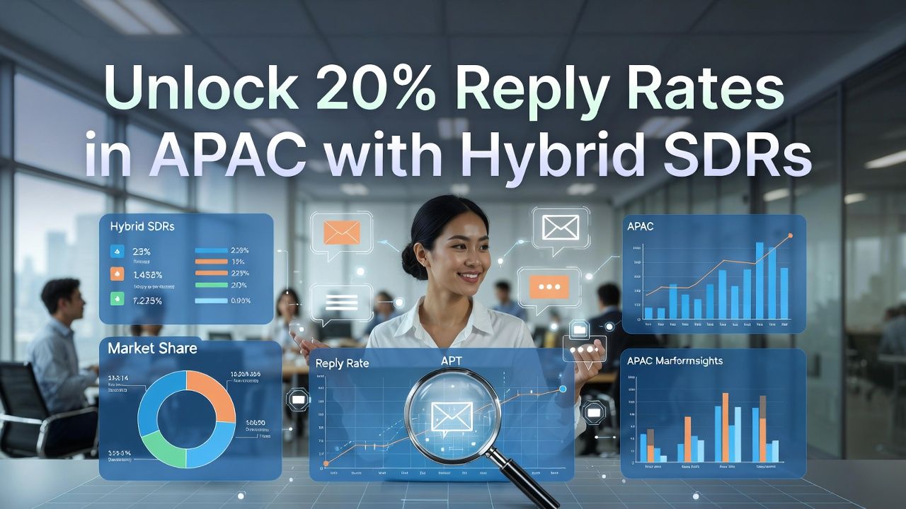 Unlock 20% Reply Rates in APAC with Hybrid SDRs