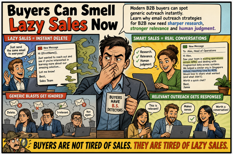 Buyers Can Smell Lazy Sales Now
