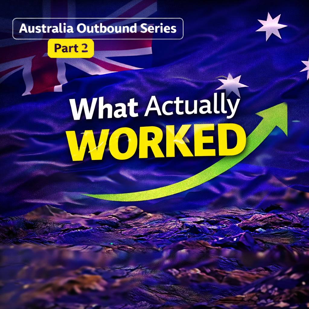 What We Learned Building Pipeline in Australia Through Targeted Outbound