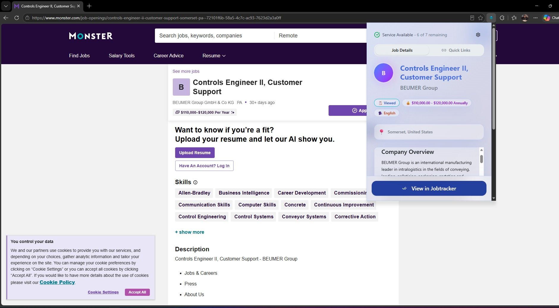 JobStacky Chrome Extension - Save it  and view Job Application Tracker 