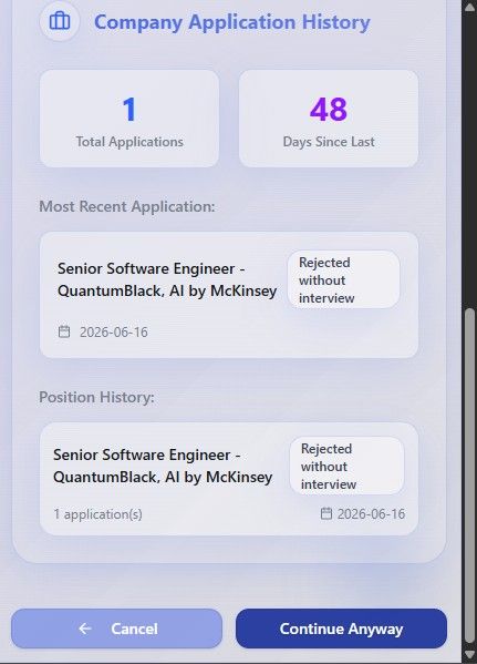JobStacky Chrome Extension - You can select to add it or remove it