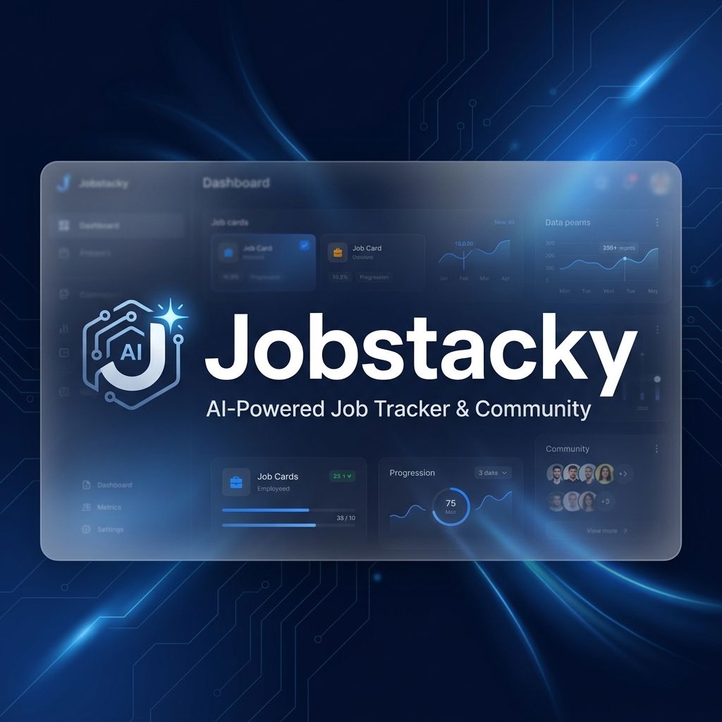 JobStacky Job Application Tracker dashboard JobStacky Job Application Tracker dashboard
