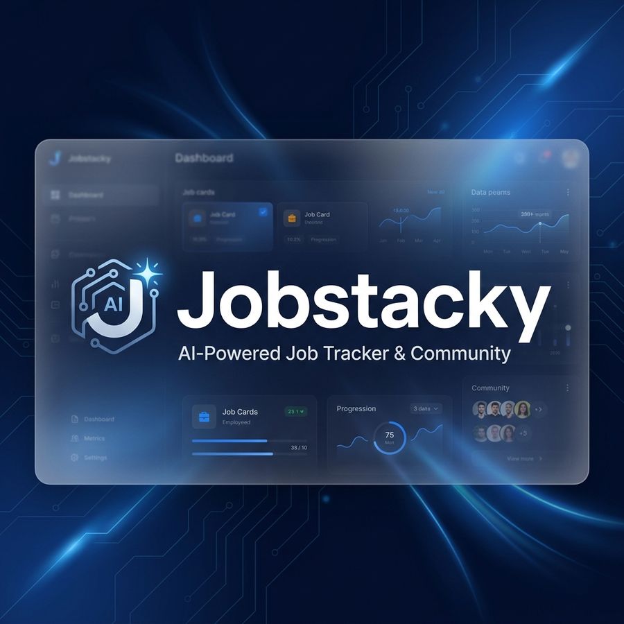JobStacky Job Application Tracker dashboard JobStacky Job Application Tracker dashboard