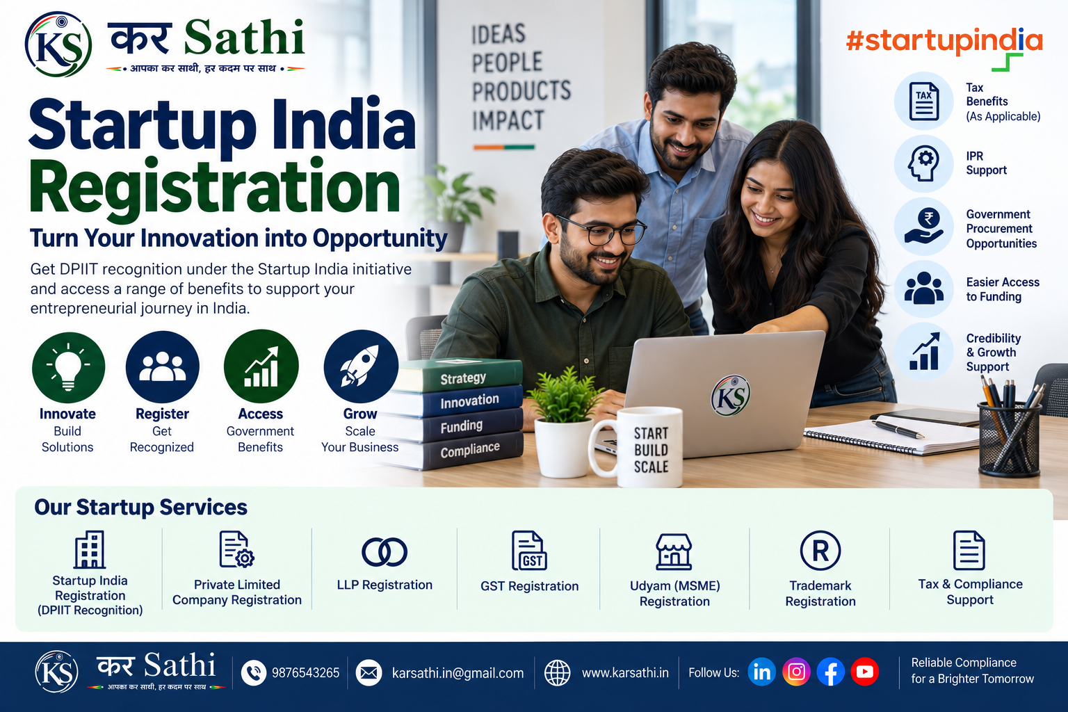 Startup India Registration: Complete Guide to DPIIT Recognition for Startups in India - Kar Sathi