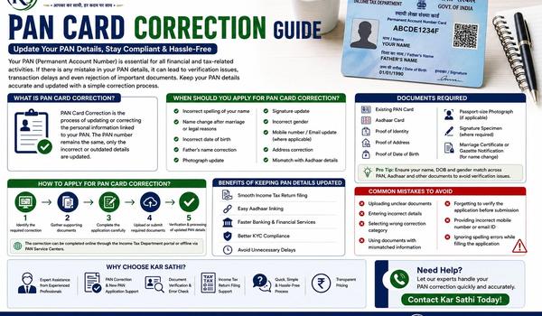 PAN Card Correction Guide: How to Update Your PAN Details Easily - Kar Sathi