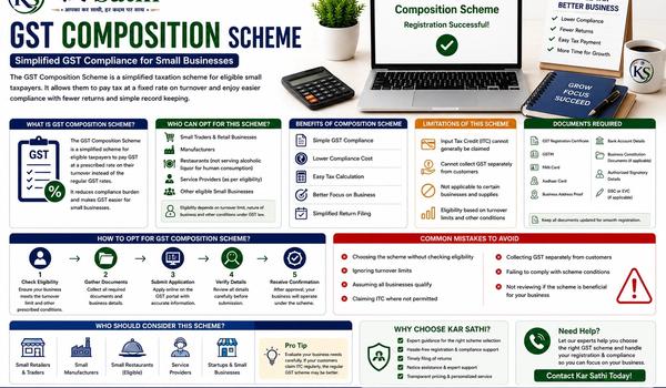 GST Composition Scheme Guide: Everything Small Businesses Need to Know - Kar Sathi