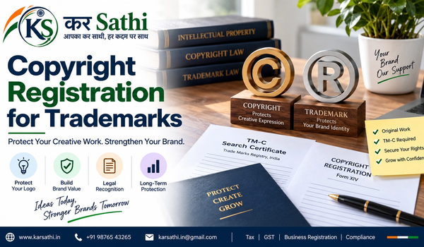 Copyright Registration for Trademarks in India: TM-C, Process, Fees and Documents - Kar Sathi