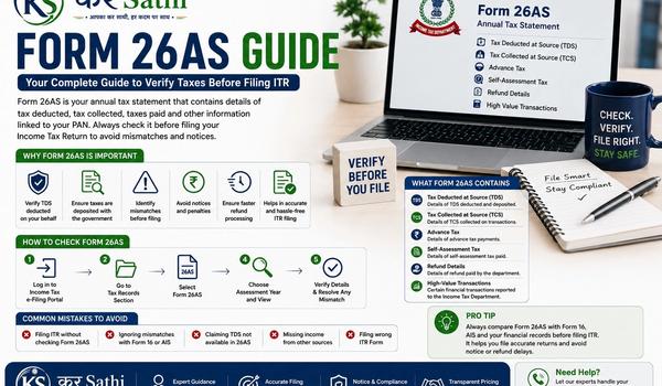 Form 26AS Guide: Everything You Need to Know Before Filing Your Income Tax Return - Kar Sathi