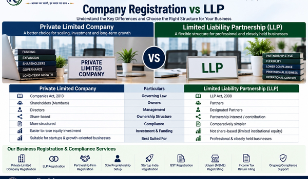 Company Registration vs LLP in India: Which Business Structure Should You Choose? - Kar Sathi