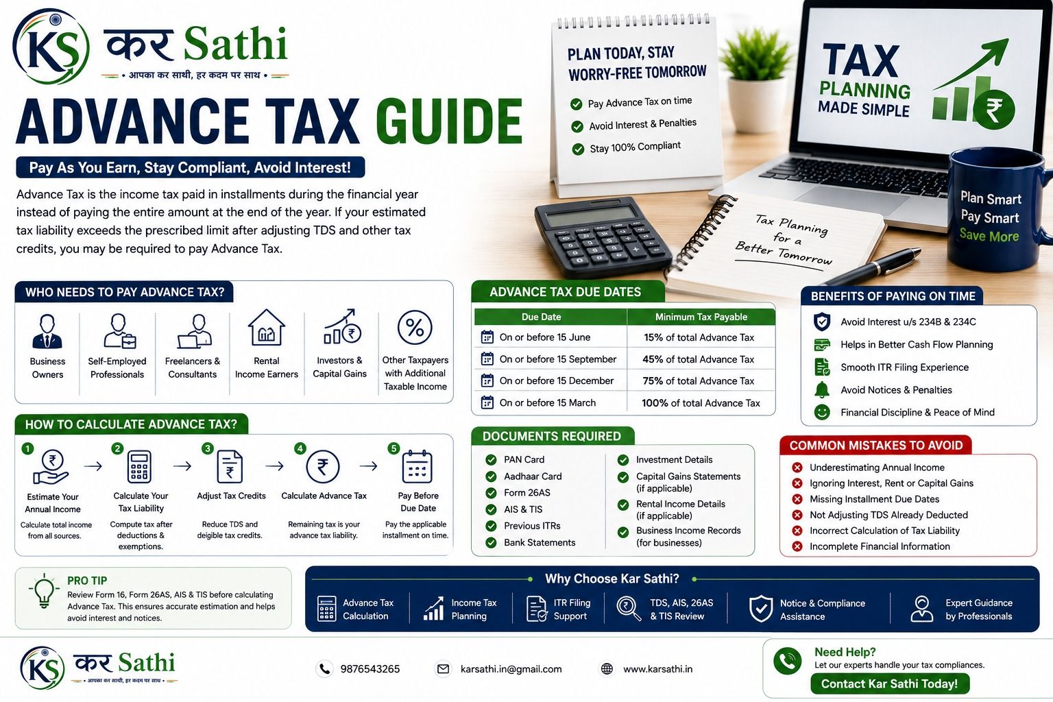 Advance Tax Guide: Everything You Need to Know Before Paying Advance Tax - Kar Sathi