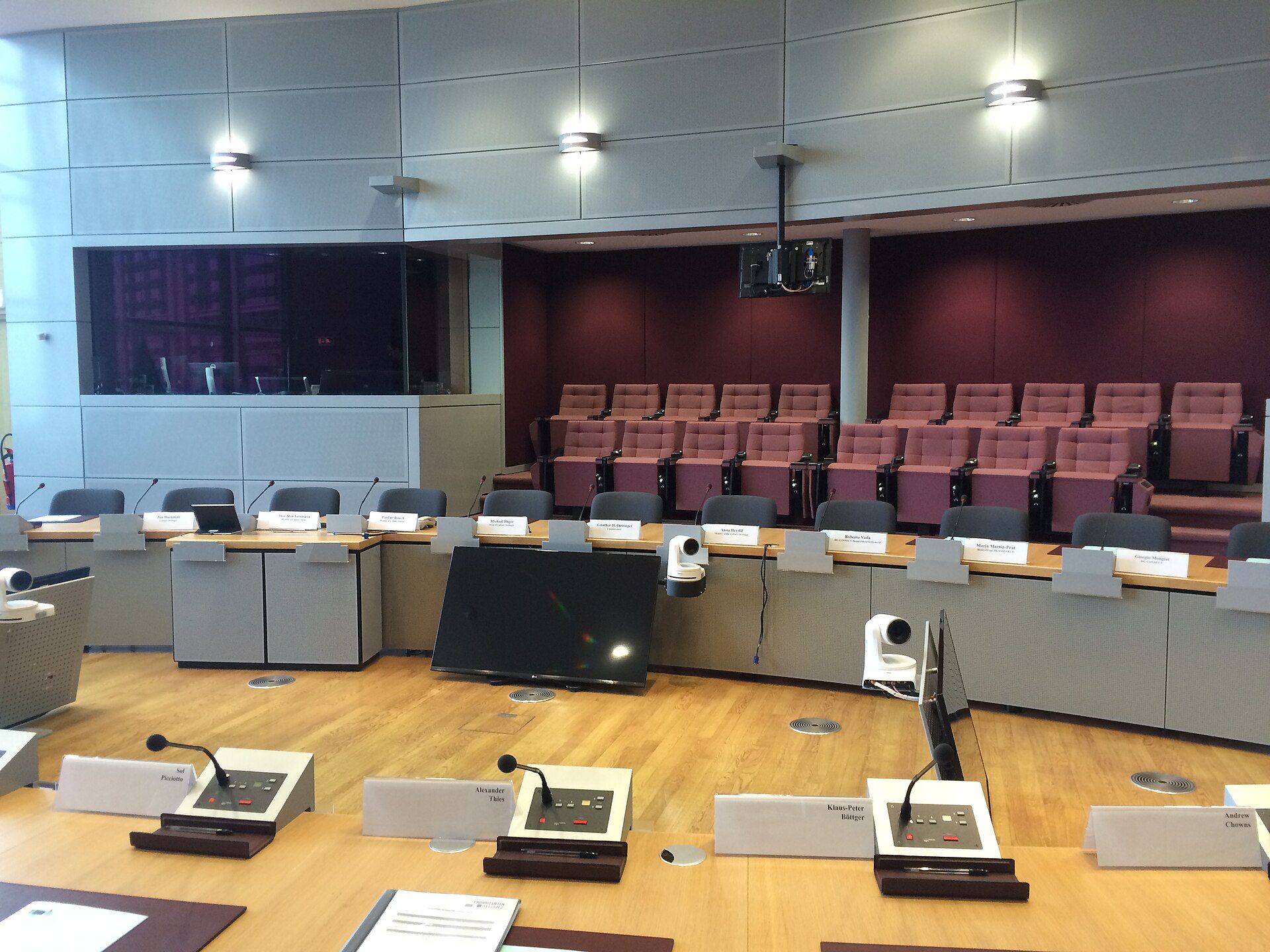 Conference room in the Berlaymont building