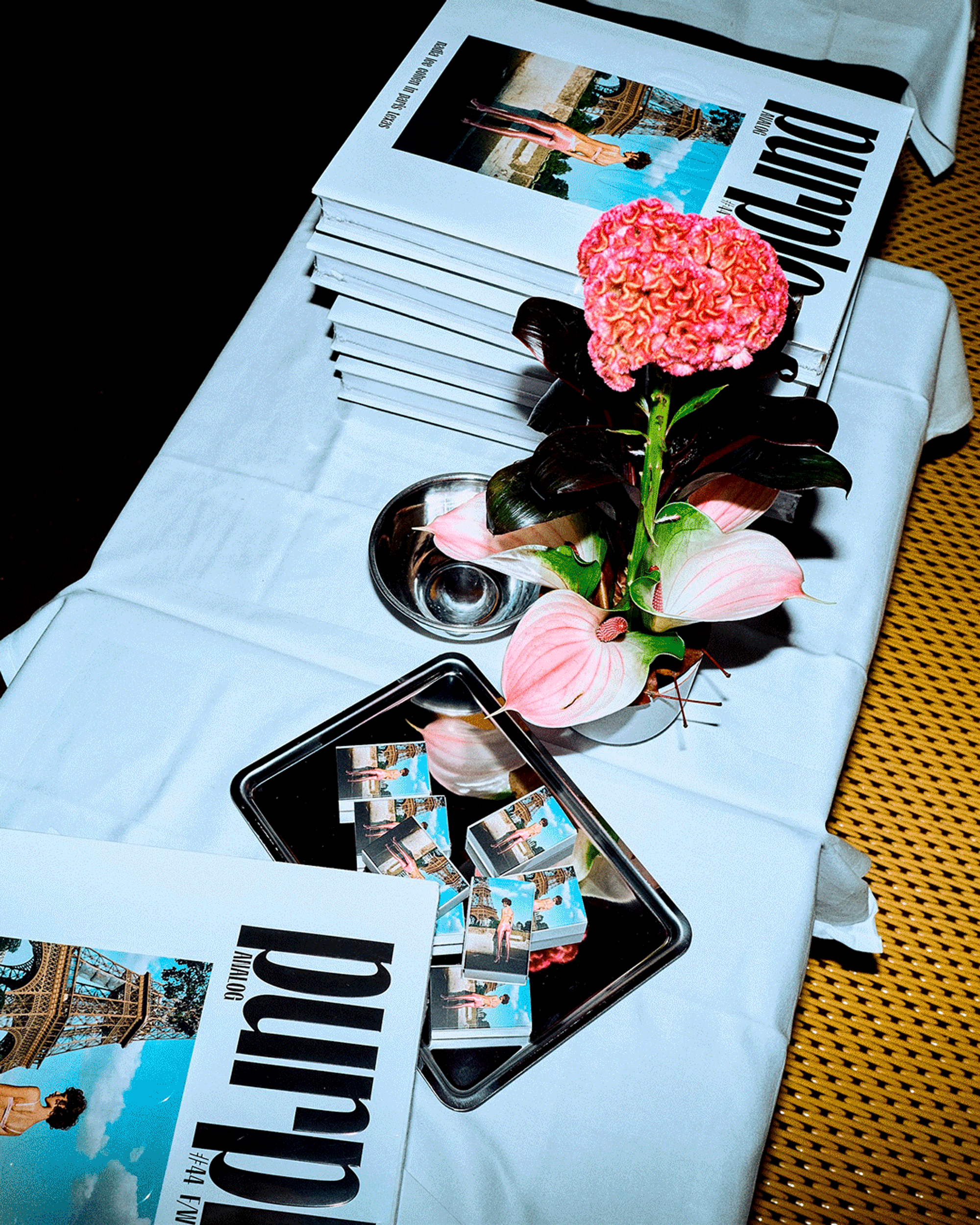 EVENT DIRECTION – PURPLE X PARIS TEXAS DINNER WITH NADIA LEE COHEN AT BRASSERIE LIPP