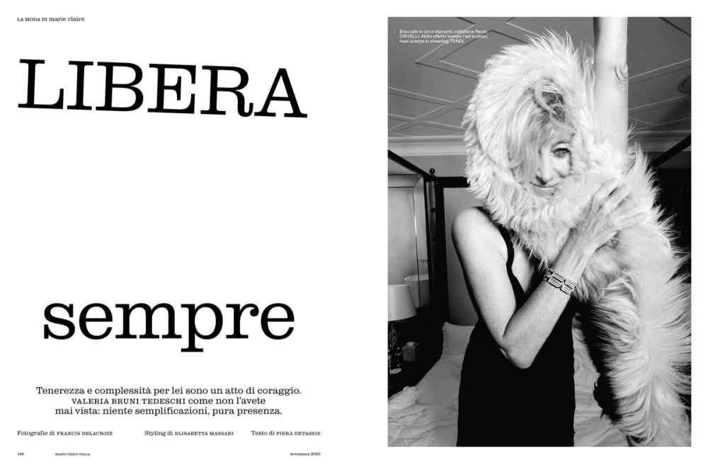 marie claire ITALIA CREATIVE DIRECTION - EDITORIAL DIRECTION ISSUE 11 LIBERA SEMPRE BY FRANCIS DELACROIX