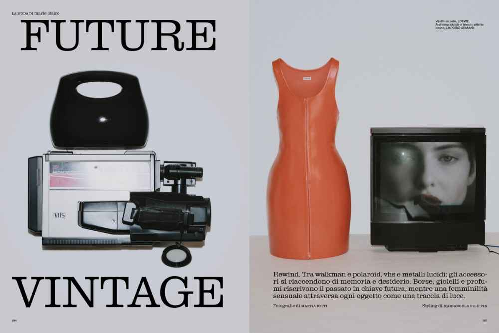 marie claire ITALIA CREATIVE DIRECTION - EDITORIAL DIRECTION ISSUE 02 FUTURE VINTAGE BY MATTIA IOTTI