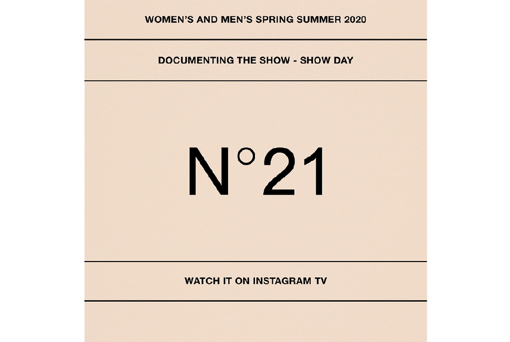 N21 CREATIVE DIRECTION - CONTENT CREATION SS20 DOCUMENTING THE SHOW BY RAGAZZI NEI PARAGGI