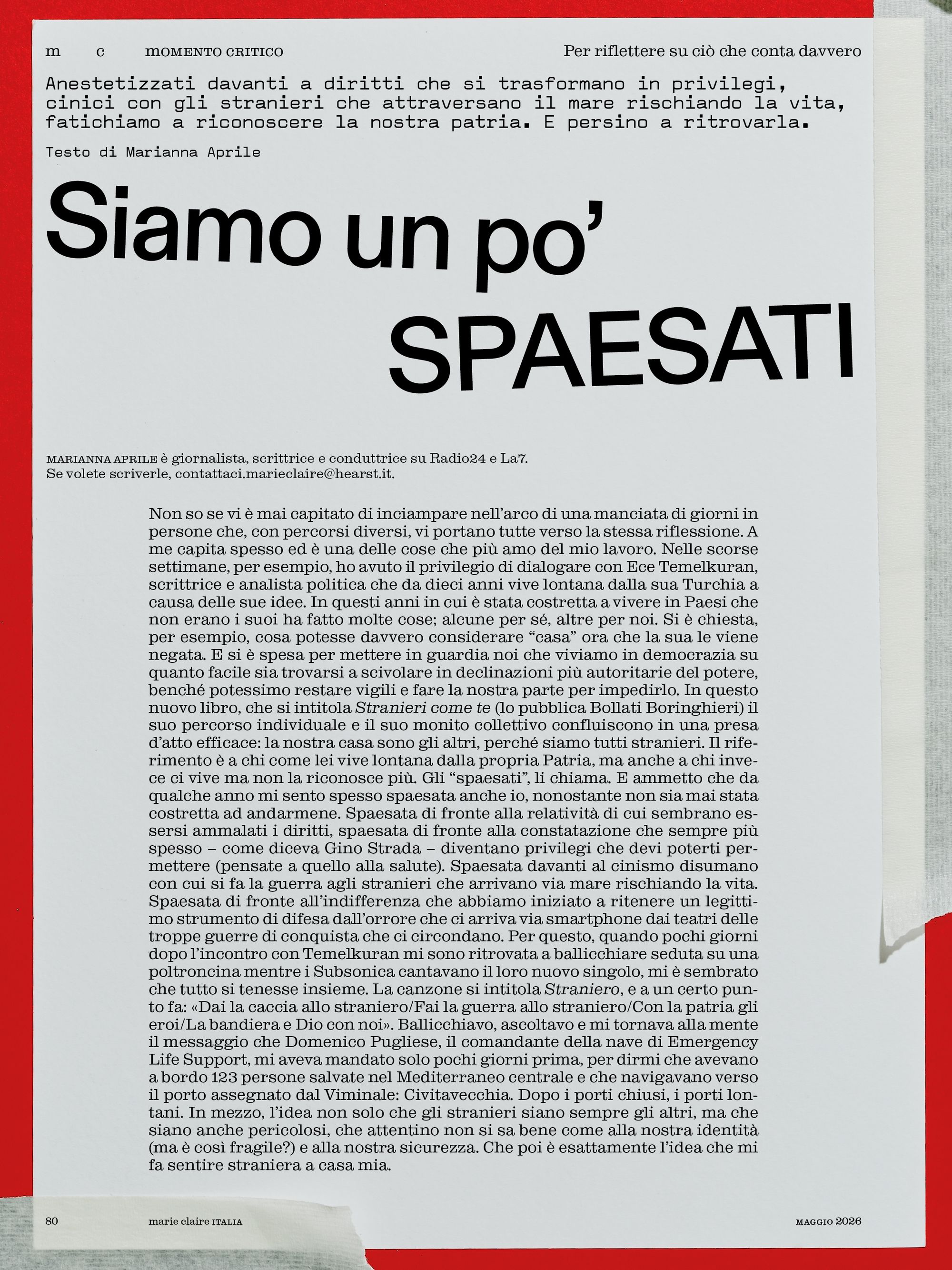 BRAND DESIGN - ISSUE 05 M C MOMENTO CRITICO