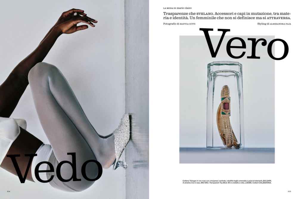 marie claire ITALIA CREATIVE DIRECTION - EDITORIAL DIRECTION ISSUE 10 VEDO VERO BY MATTIA IOTTI