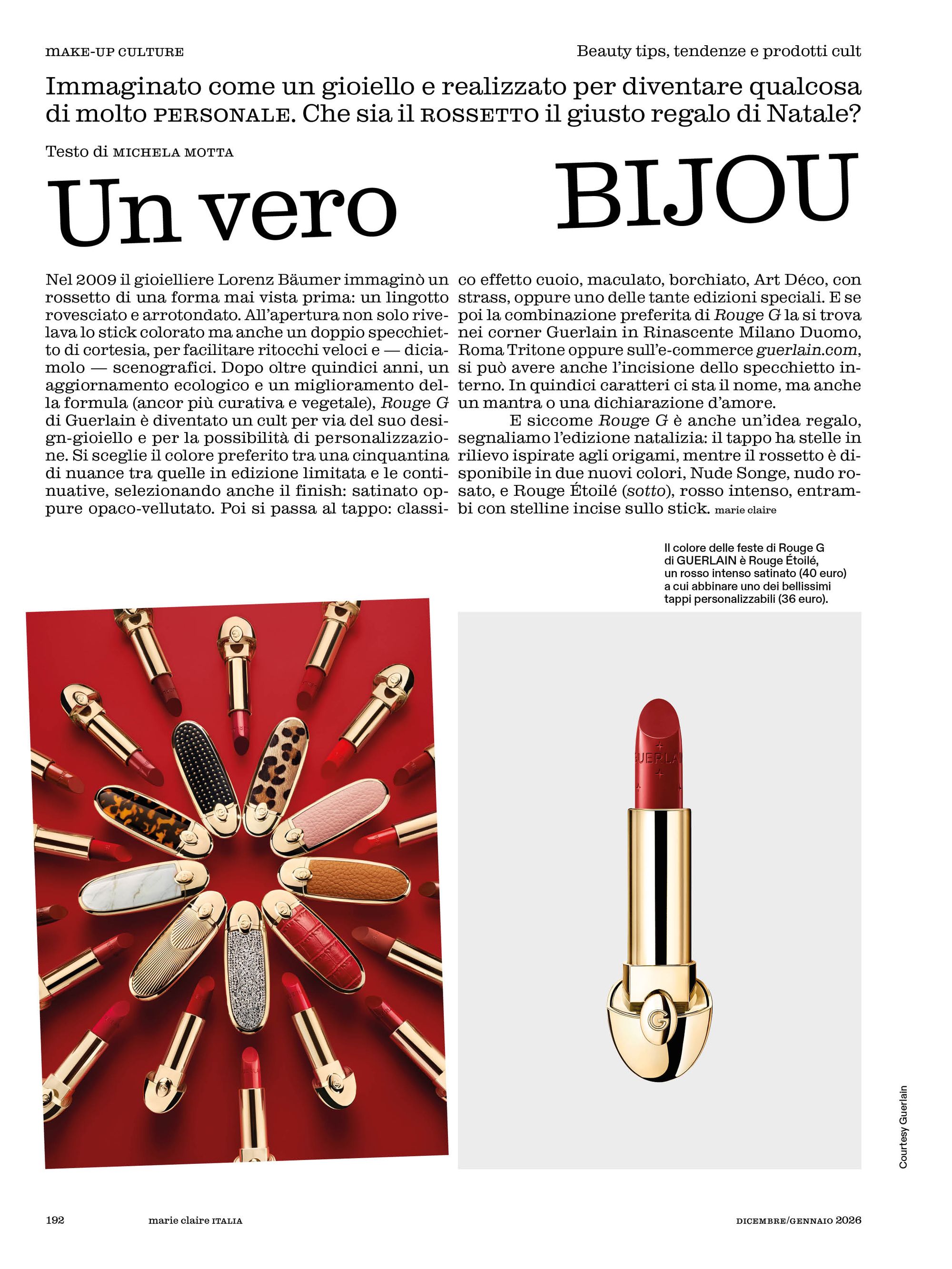 CREATIVE DIRECTION – EDITORIAL DIRECTION ISSUE 12-01 MAKE-UP CULTURE