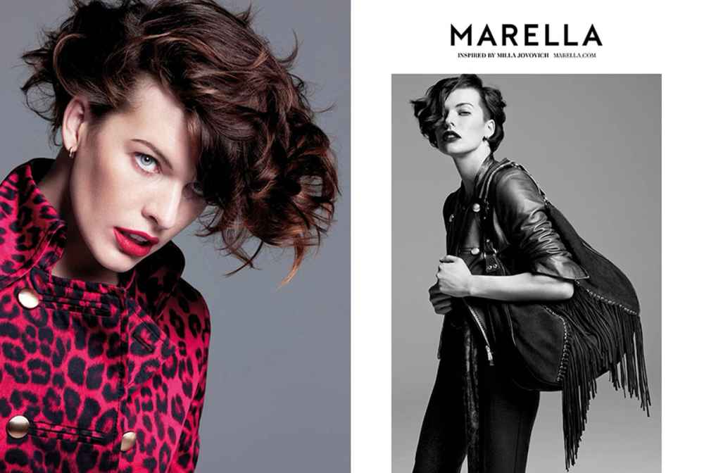 MARELLA CREATIVE DIRECTION - ADVERTISING CAMPAIGN FW12 CAPSULE BY MILLA JOVOVICH BY INEZ AND VINOODH